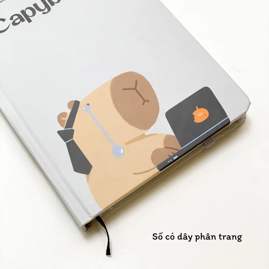 Sổ kẻ ngang bỏ túi Capybara Studying Sổ kẻ ngang bỏ túi Capybara Studying