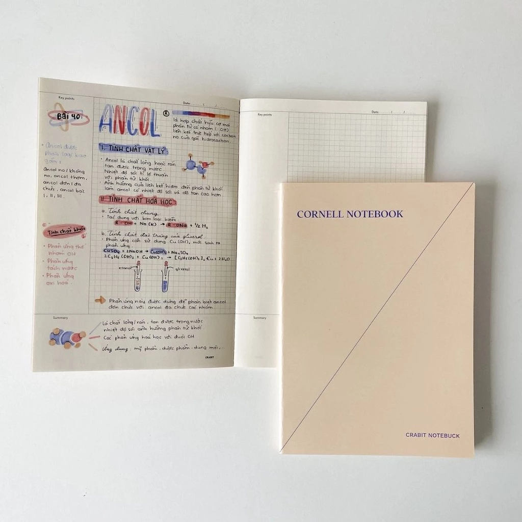 vo-cham-200-trang-trang-goc-study vở chấm 200 trang góc study – sổ tay bullet journal cao cấp