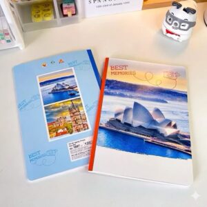 Vở kẻ ngang 96 trang góc study – chống lóa, giấy dày cao cấp