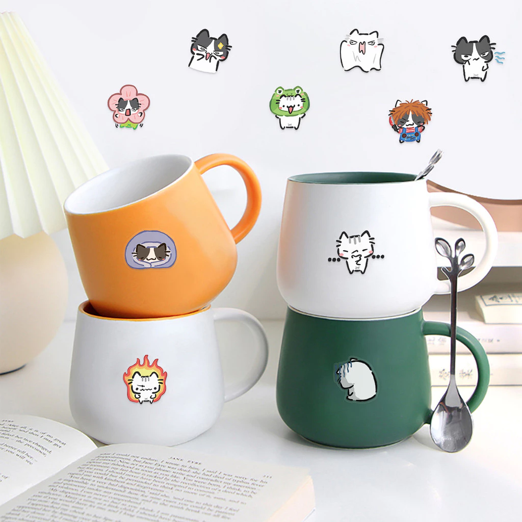 Sticker Hoạt Hình Góc Study sticker hoạt hình góc study – trang trí sáng tạo cho học sinh