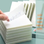 giấy note trong suốt góc study – ghi chú tiện lợi, không che khuất nội dung